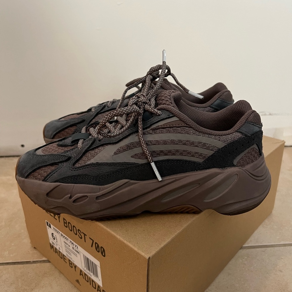 Adidas Yeezy Boost 700 V2 Sneakers - Brown and Gray - Picture 2 of 5
